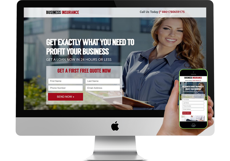 Business Insurance Marketing Page