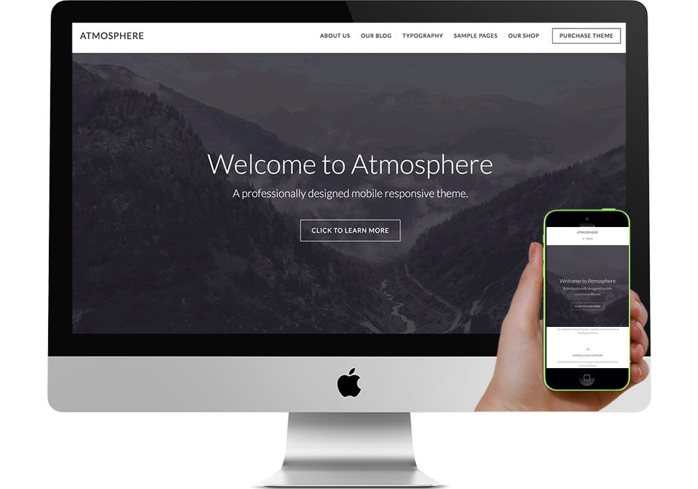 Atmosphere Pro WordPress Website