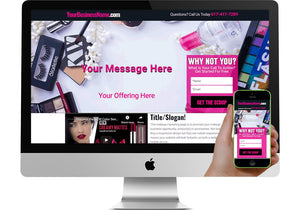 Makeup Business Opportunity Marketing Page
