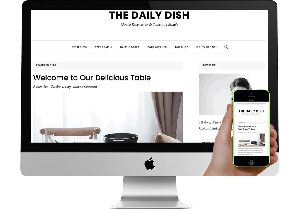 Daily Dish WordPress Website