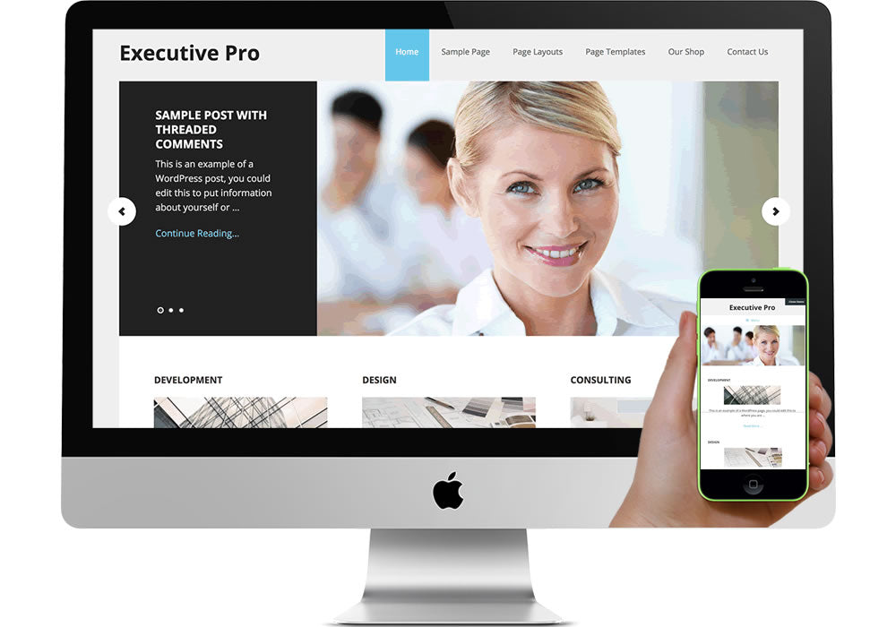 Executive Pro WordPress Website