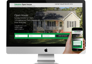 Open House Marketing Page